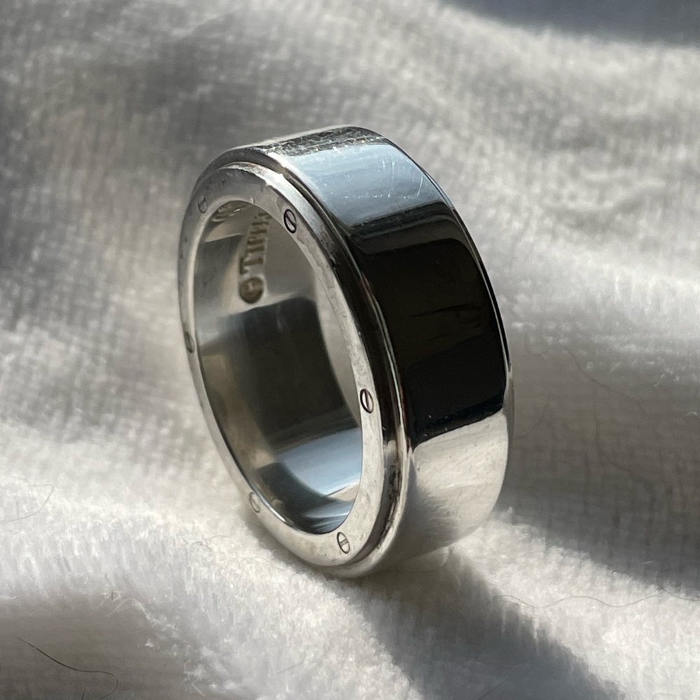 Tiffany & Co. Sterling Silver “Metropolis” Collection Ring - Picture 2 of 6